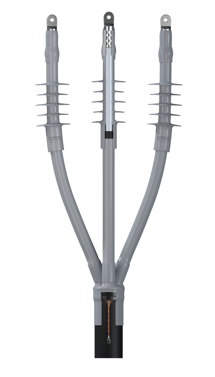 Cold Shrink Indoor & Outdoor Terminations 33 kV - 3 Core (for XLPE Cable)